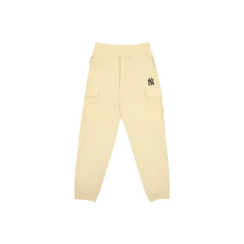 MLB New York Yankees Knitted Sweatpants Unisex Beige