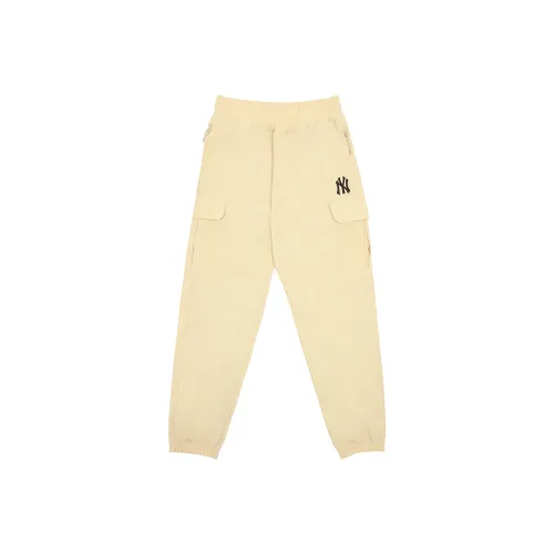 MLB New York Yankees Knitted Sweatpants Unisex Beige