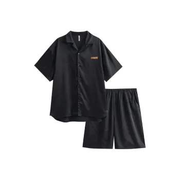 Same Language Pajama Set Men's Day Black