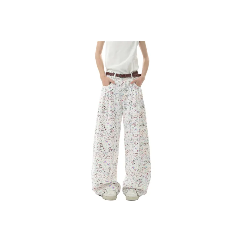 MXDT Jeans Unisex White-0