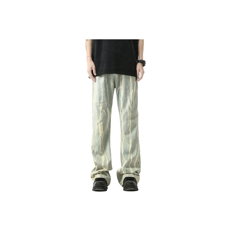 HOKLV Jeans Unisex-15