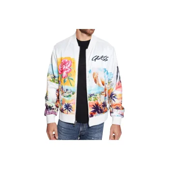 GUESS Jackets Coats Men's White