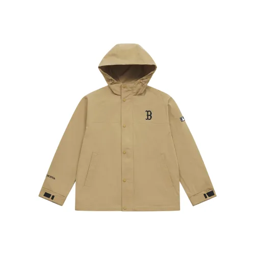 MLB Boston Red Sox Jacket Unisex Beige Yellow