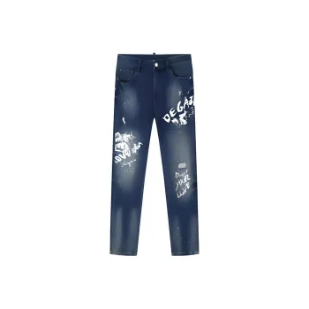 DEGAIA SS24 Jeans Men's Dark Denim Blue