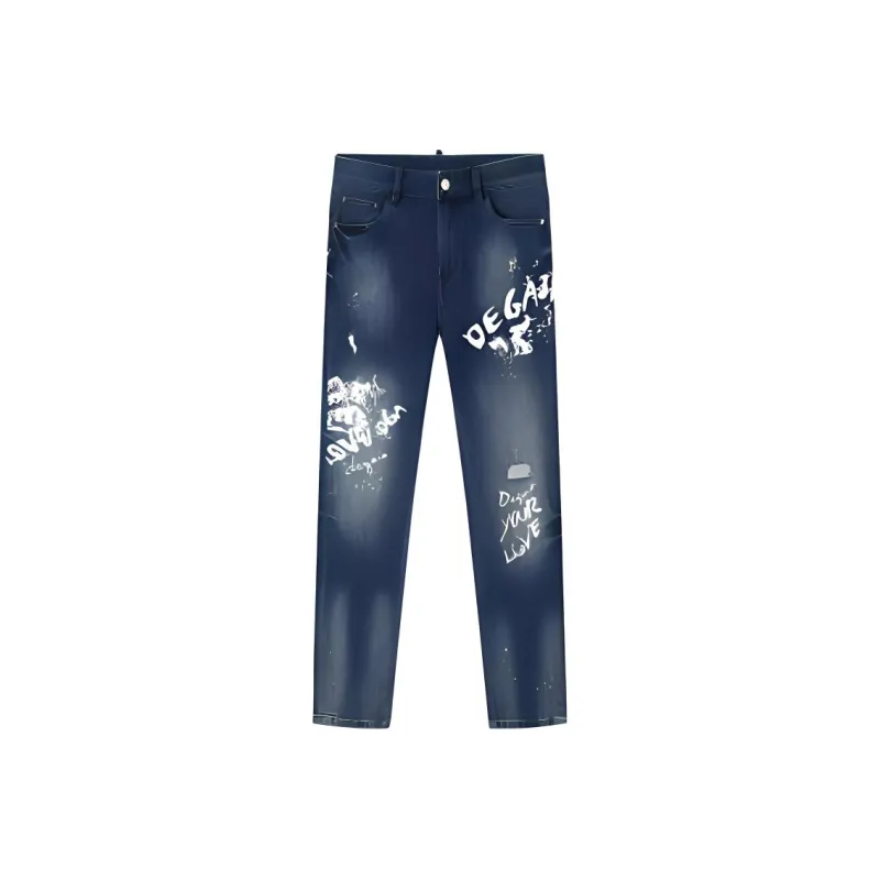 DEGAIA SS24 Jeans Men's Dark Denim Blue-0