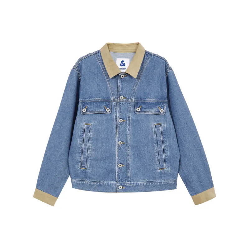 JACK JONES· Jacket Men's Medium Blue-0