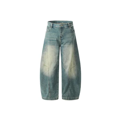 GBXM Jeans Unisex Washed Blue