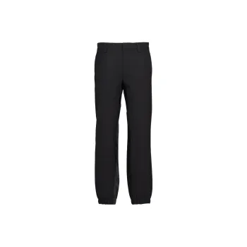 PRADA Logo Plaque Straight Leg Trousers