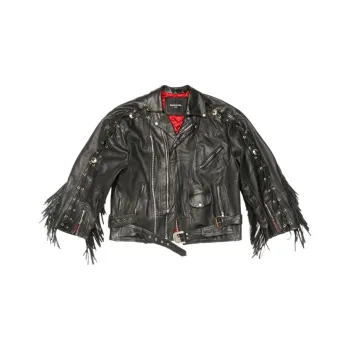 Balenciaga Upcycled Biker Jacket