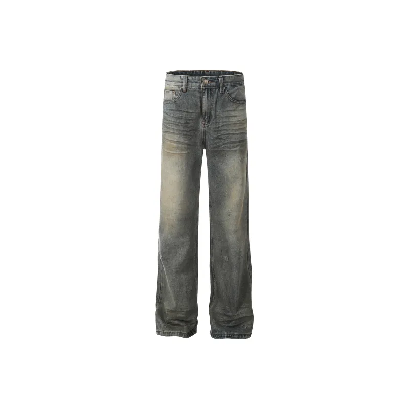 GBXM Jeans Unisex Vintage Blue-0