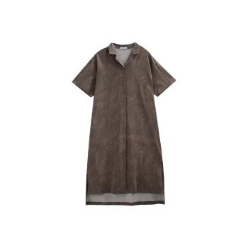 Same Language Nightgown Women's Vintage Frosted Brown