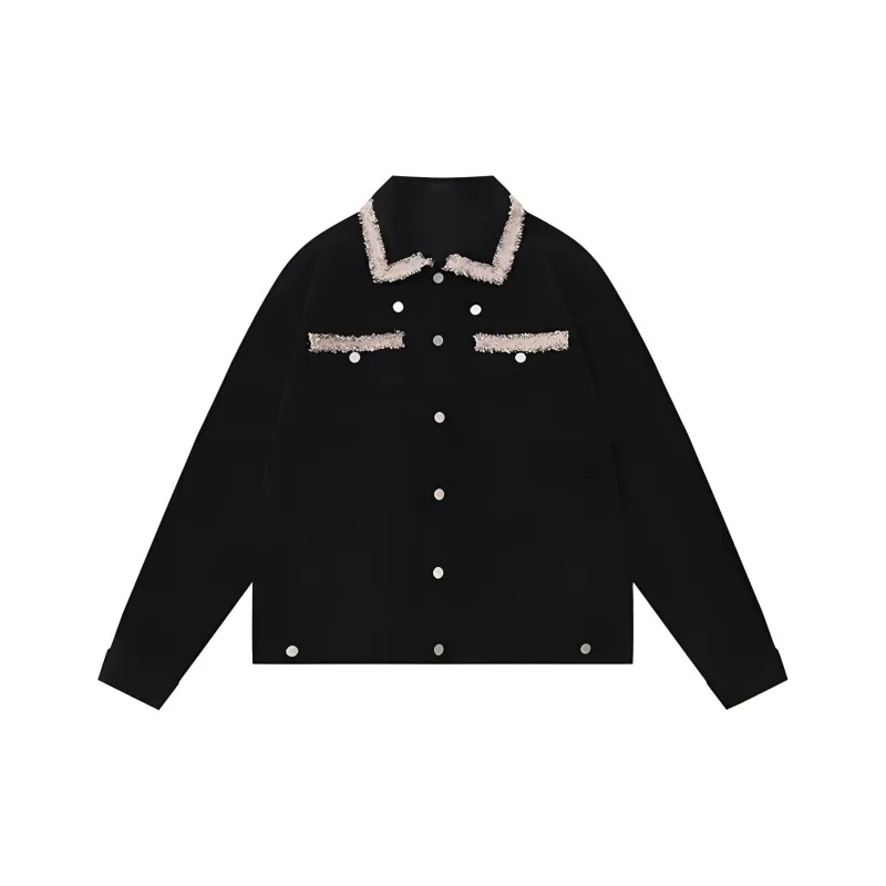 EOEI Jackets Coats Unisex Black-0