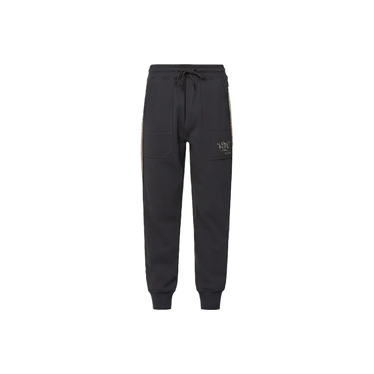 EVISU FW22 Sports Pants Men's Dark Charcoal-0