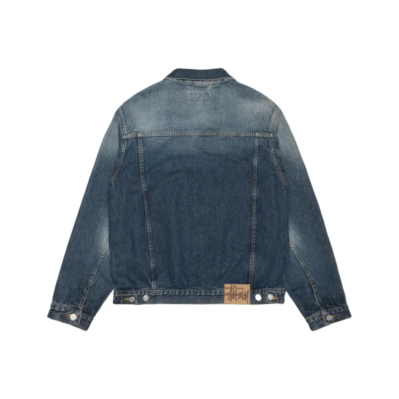 Stussy Trucker Jacket Vintage Denim-3
