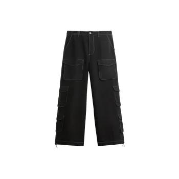 ZARA Cargo Pants Men Black