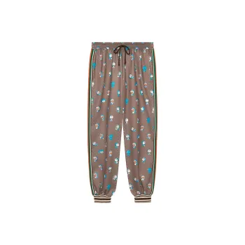 GUCCI x Doraemon Knitted Sports Pants Men's Beige