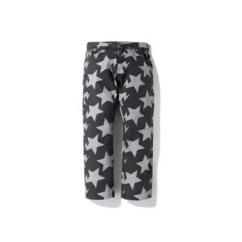 A BATHING APE Sta Pattern Loose Fit Denim Pants
