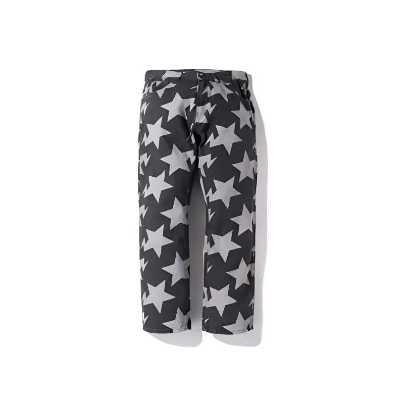 A BATHING APE Sta Pattern Loose Fit Denim Pants-0