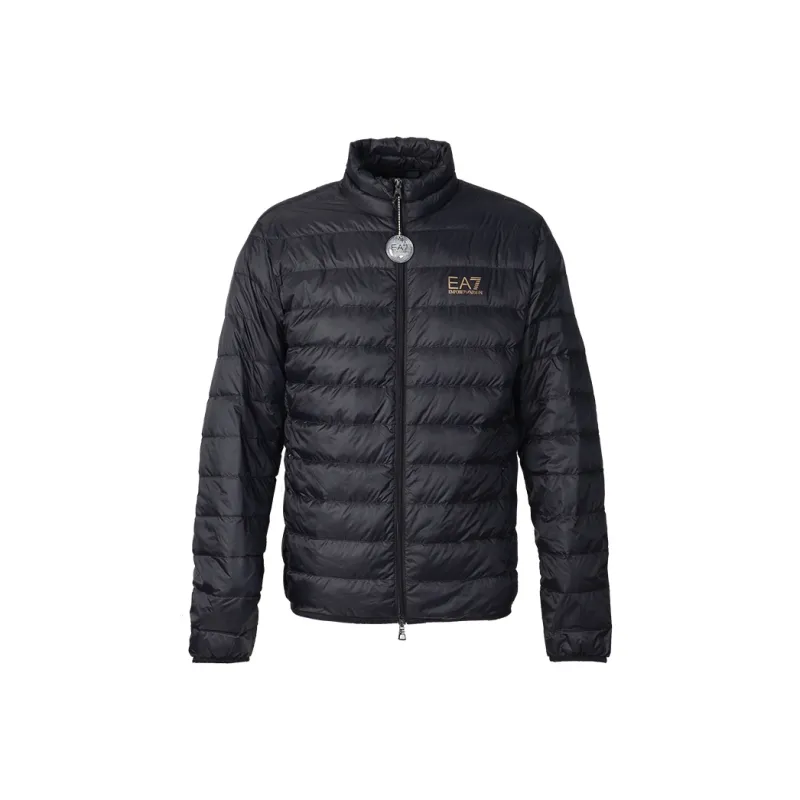 EMPORIO ARMANI EA7 Down Jacket Men's Black-0