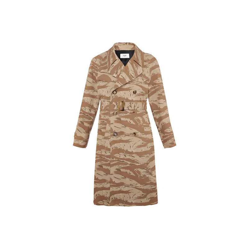 CELINE Trench Coat Men's Light Brown-0