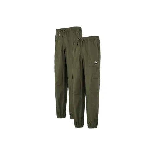 PUMA Cargo Pants Men 2 Pack Green