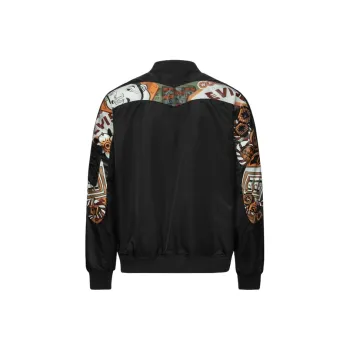 EVISU Logo print Bomber Jacket