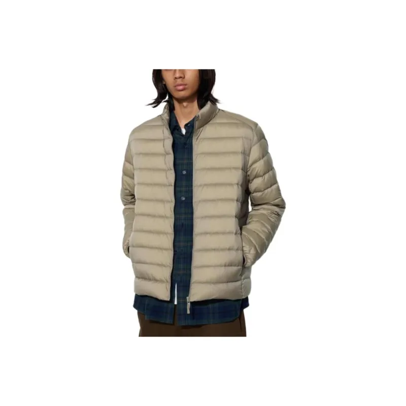 UNIQLO Down Jacket Men's Dark Beige-0