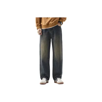 【dme】 Jeans Unisex Vintage Blue