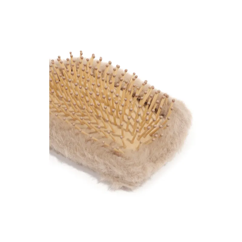 Sweet Pillow House Faux Fur Air Cushion Macaron Comb Massage Shaping-2
