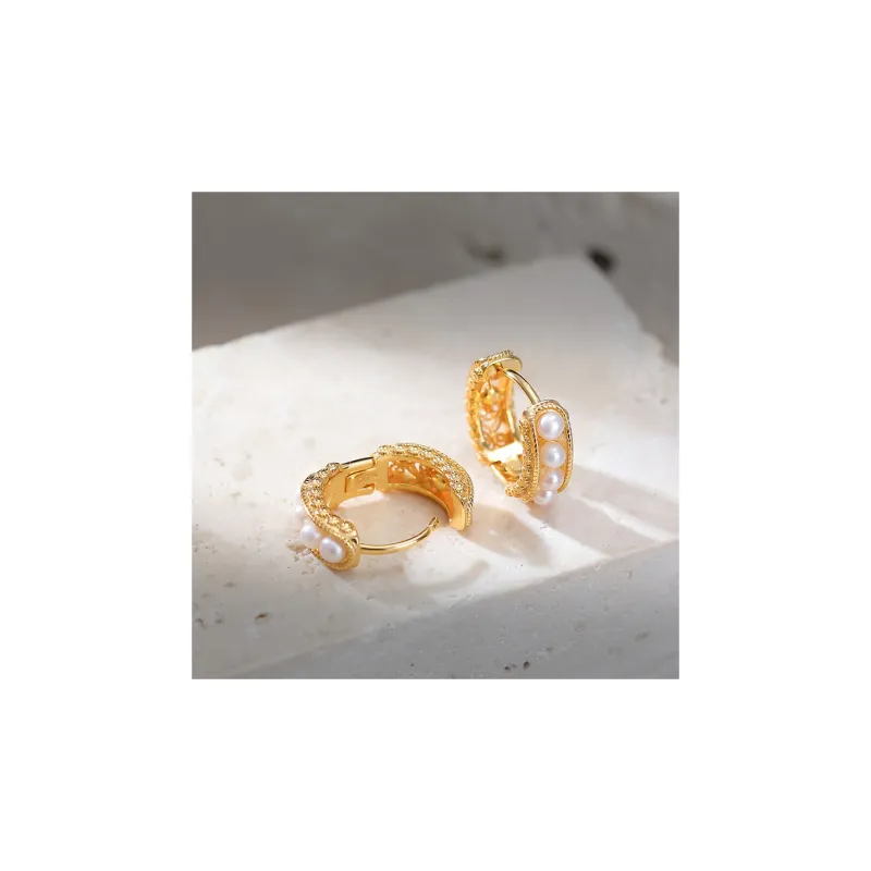 ZHENZHUAOMI Pearl Clip On Earrings Women's-4