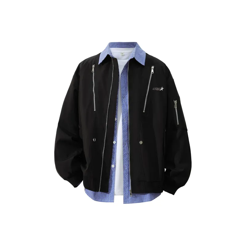 FASTFISH Jackets Coats Unisex Black-0