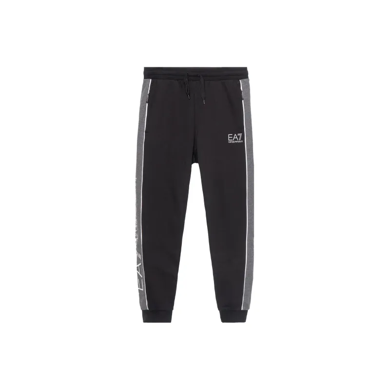 EMPORIO ARMANI EA7 Knitted Sports Pants Men's Black-0