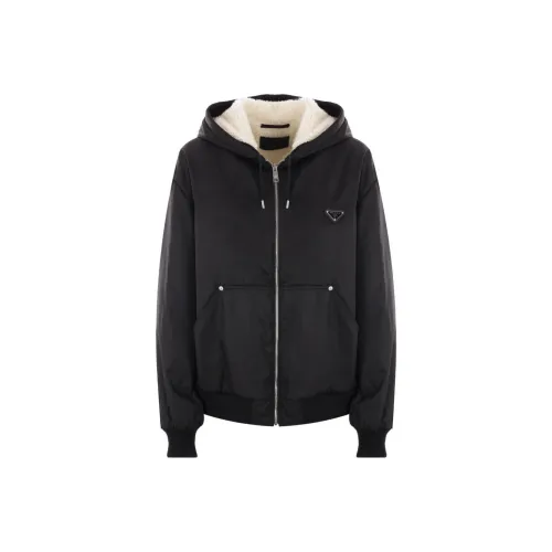 PRADA SS24 Jackets Coats Unisex Black
