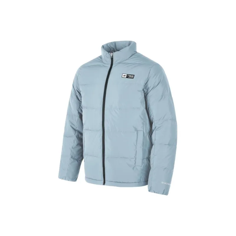 Skechers Down Jacket Men's Trade Wind Gray-0