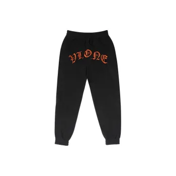 VLONE Gothic Alphabet Series Knitted Sweatpants Unisex
