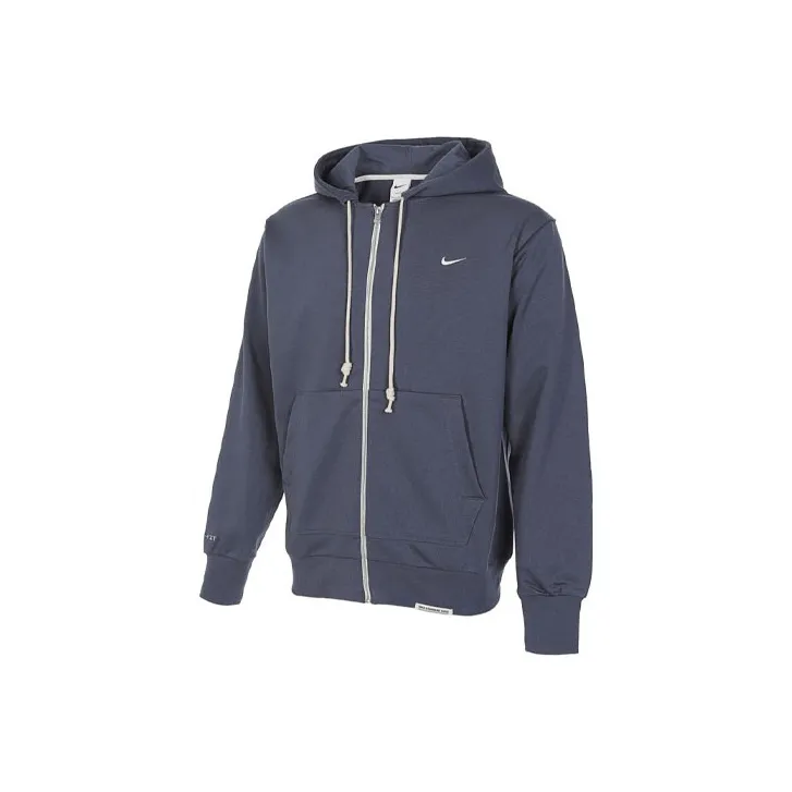 Nike As M Nk Df Std Issue Fz Hoodie Jackets Coats Men's Blue-0