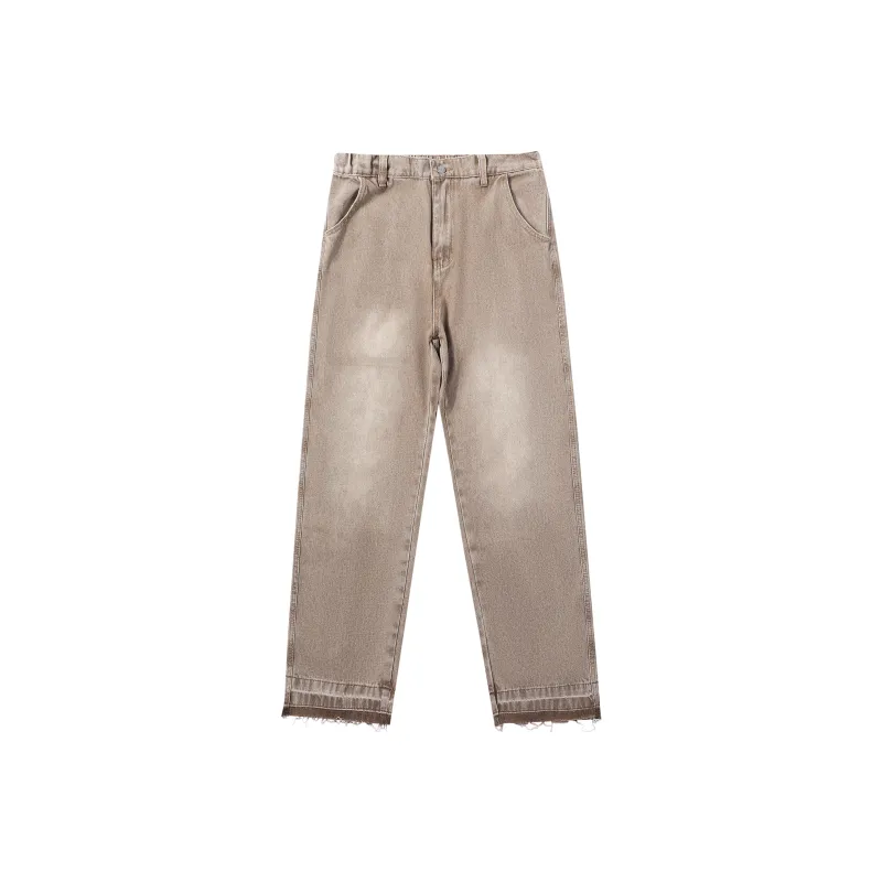 MISTEEZ Straight Jeans Spring Summer Fall And Winter Unisex-7