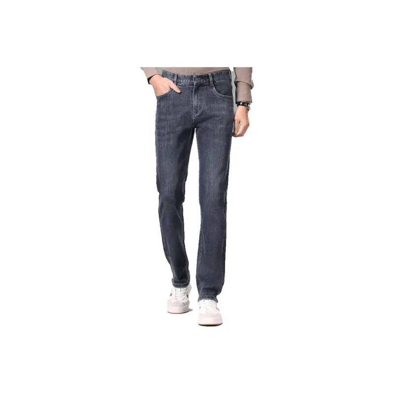 Red bean Jeans Men Dark Gray-0