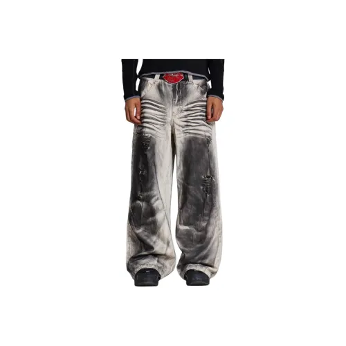 Jaded London Watercolour Colossus Jeans Jeans Men's Whitening