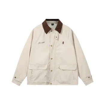 WARNING LIGHT Jackets Coats Unisex Ivory