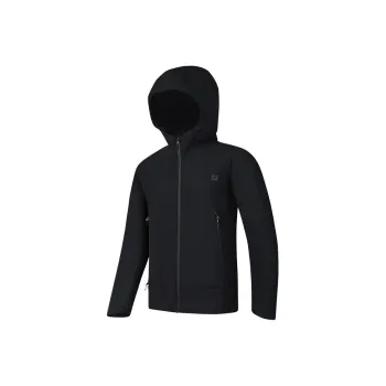 FILA x DUNHUANGBOWUGUAN LIANMINGKUAN EXPLORER Jackets Coats Men's Pitch Black