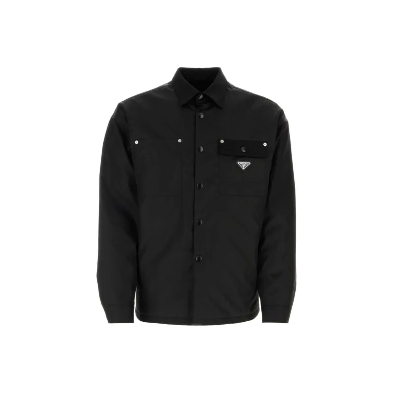 PRADA Long Sleeved Button Up Coat-0