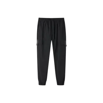 CAMEL Cargo Pants Men Black