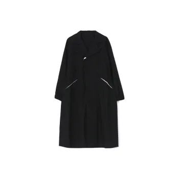 Yohji Yamamoto Belted Cotton Trench Coat
