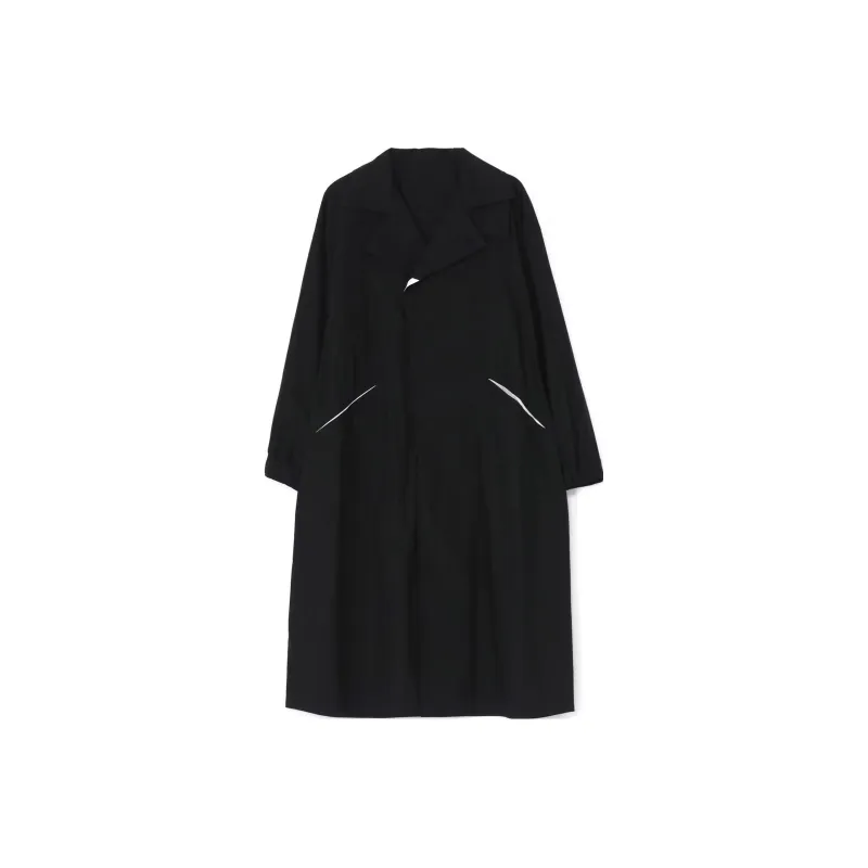 Yohji Yamamoto Belted Cotton Trench Coat-0