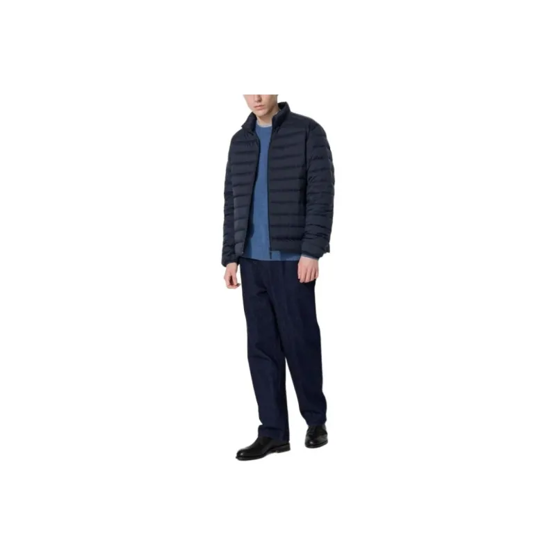 UNIQLO Down Jacket Men's Navy Blue-0