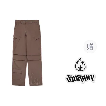 BURNIN Casual Pants Unisex Brown