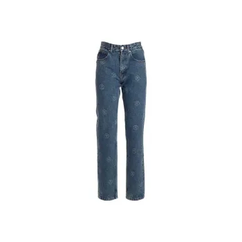 Martine Rose Logo print Straight leg Jeans