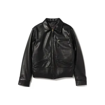Beams PLUS / M Leather Jacket Men's Black
