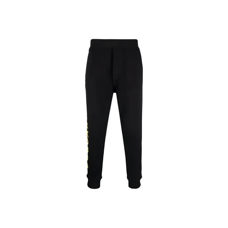 DSQUARED 2 Knitted Sweatpants Men Black-0